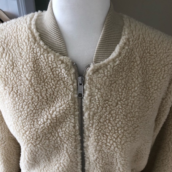 Comfy sherpa Sweater jacket - Picture 3 of 12